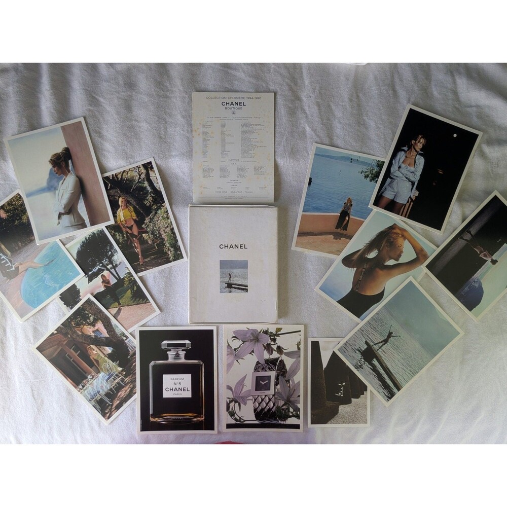 Chanel Cruise 1994 Karl Lagerfeld Claudia Schiffer Photo Portfolio in Slipcase